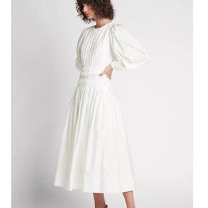 Aje White Midi Dress
